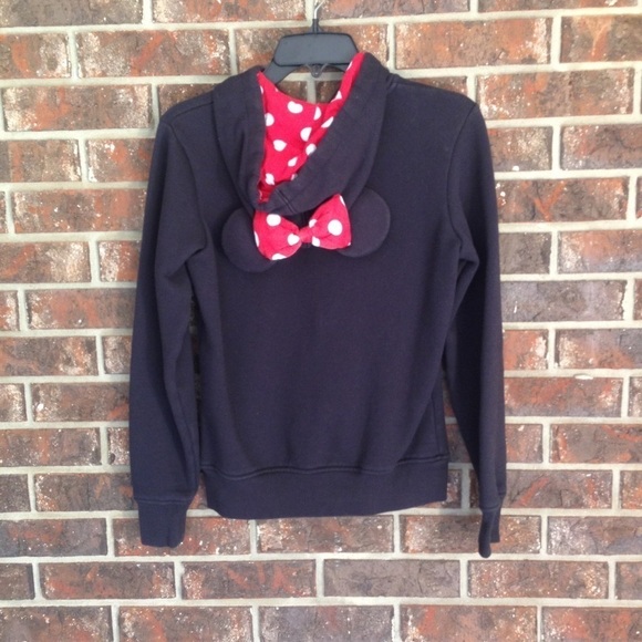 DISNEY Parks Minnie Mouse Hoodie Size XSmall - Picture 4 of 7